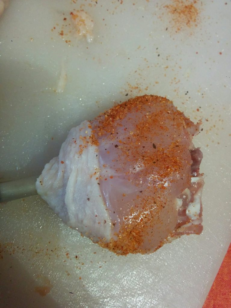chicken lollipop - seasoning